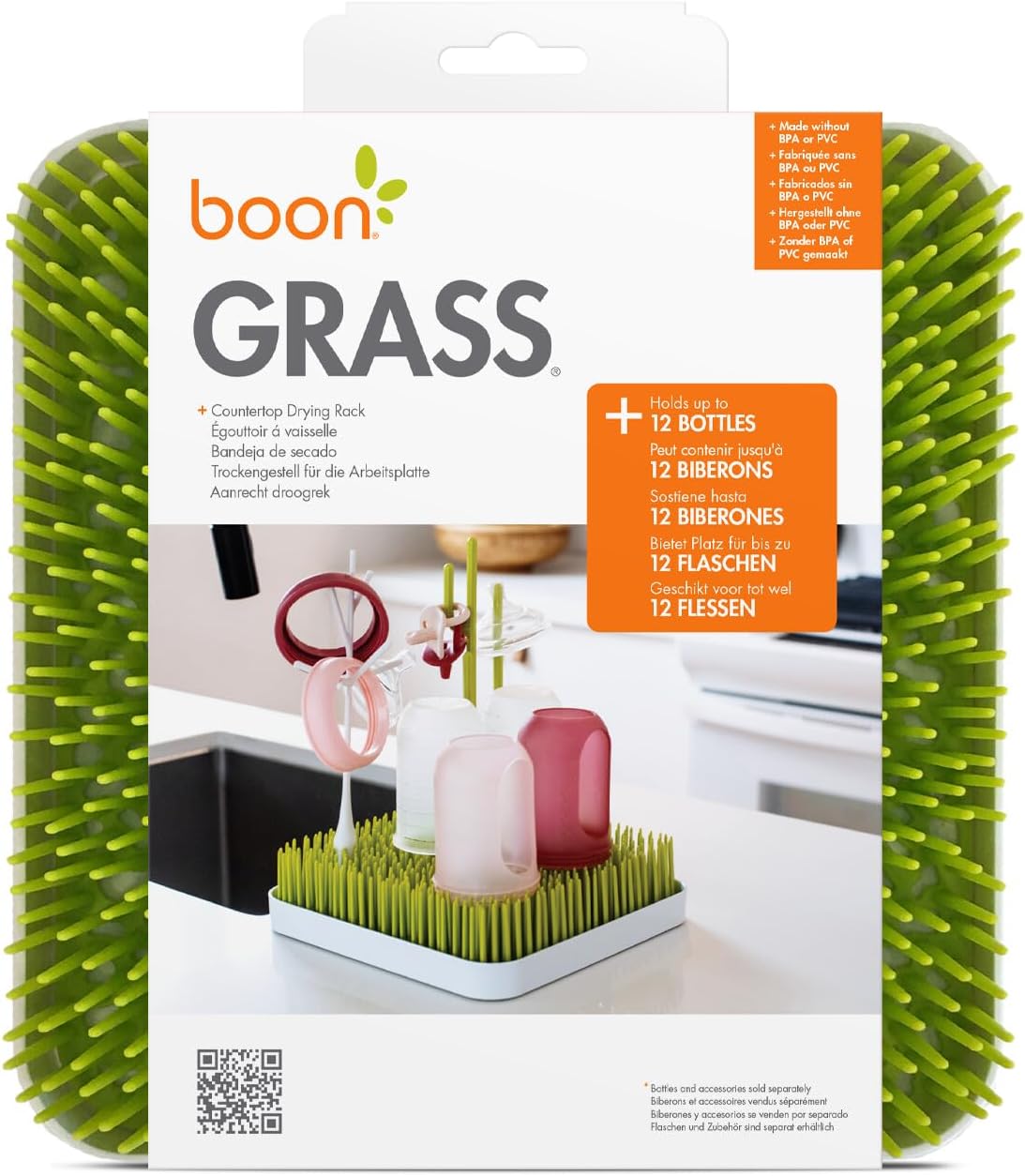BOON GRASS flesdroger en accessoires
