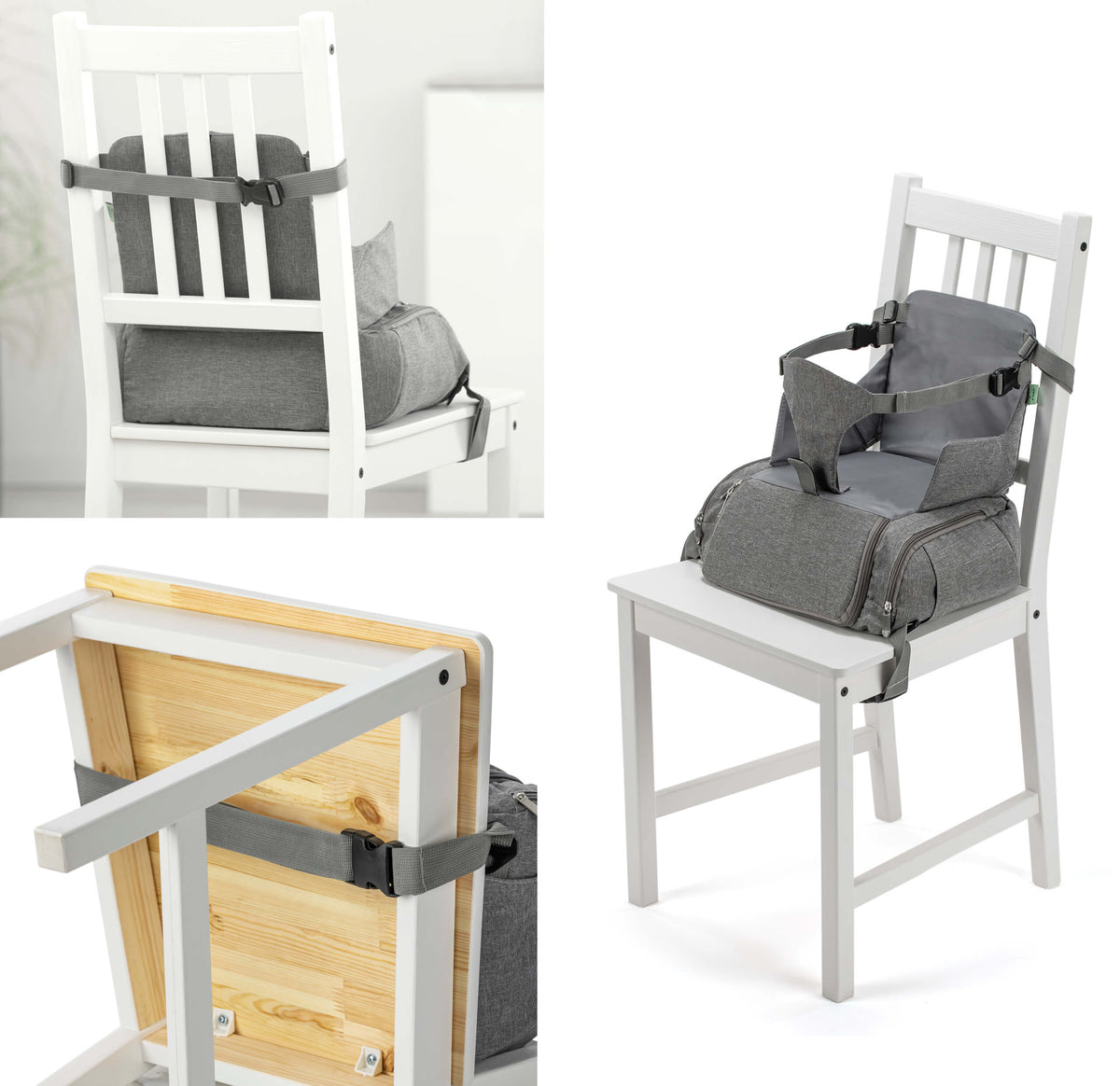 REER GROWING high chair for feeding + accessory bag