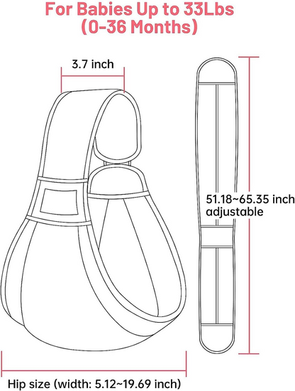 MUMGAROO soft baby carrier, belt