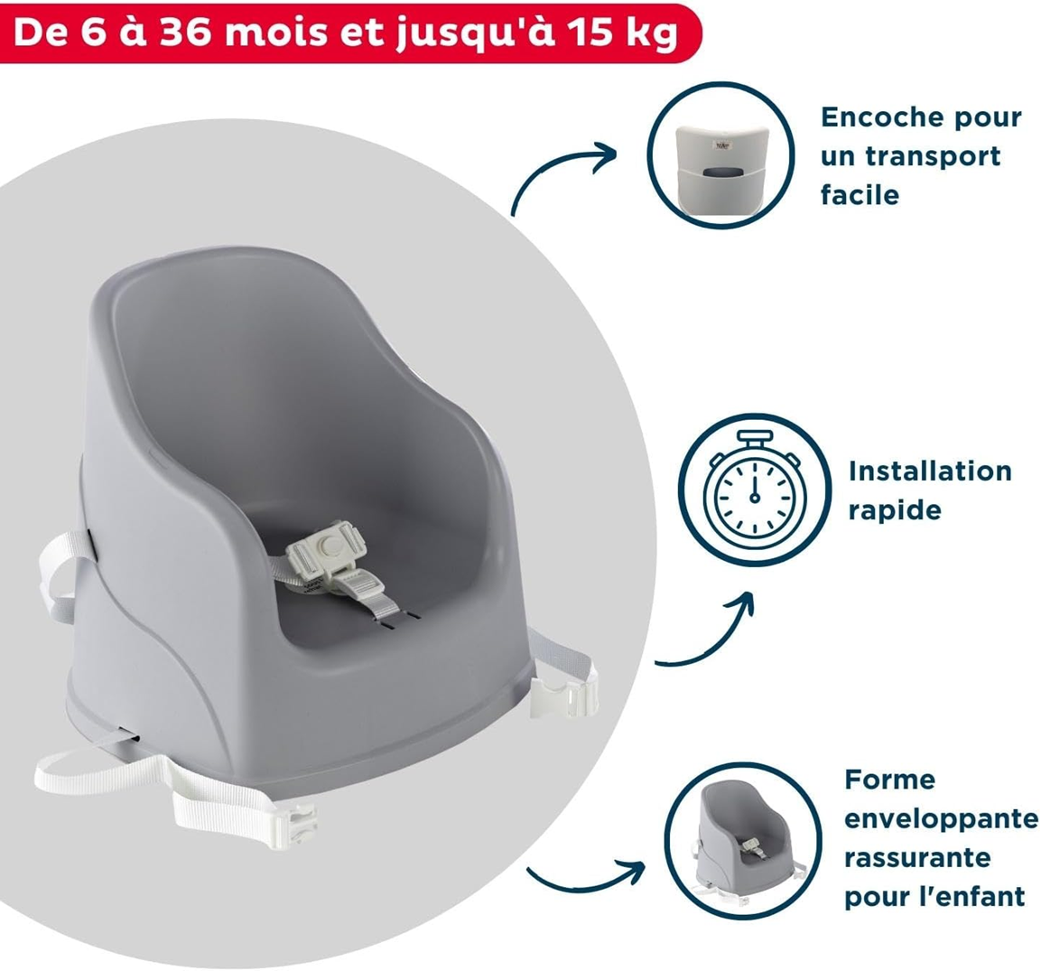 THERMOBABY TUDI verhoogde kinderstoel voor het voeden