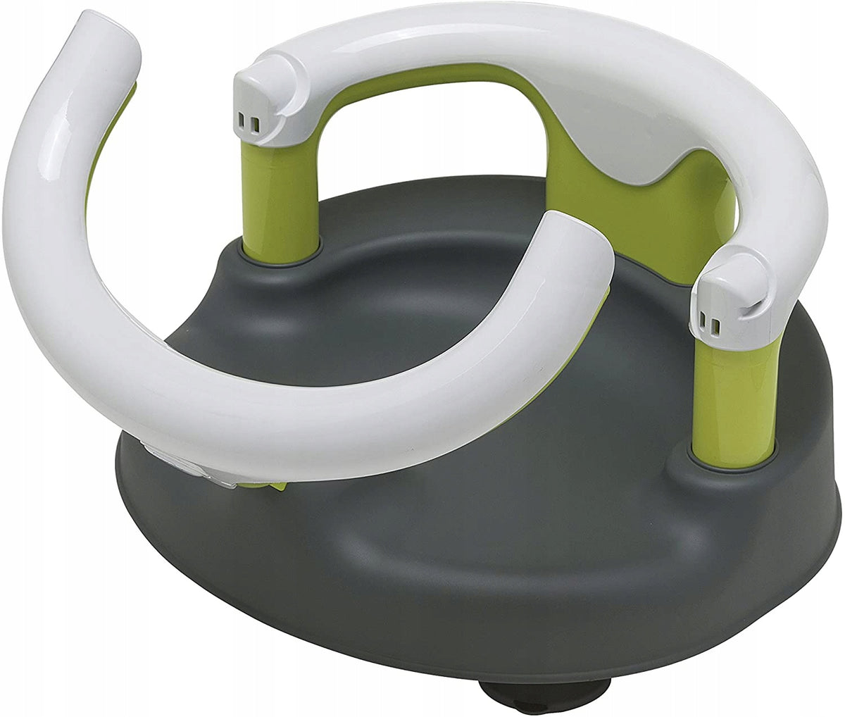 ROTHO Babydesign krzesełko do kąpieli 13kg, biało-zielono-szare, wygodne siedzisko do wanny i prysznica