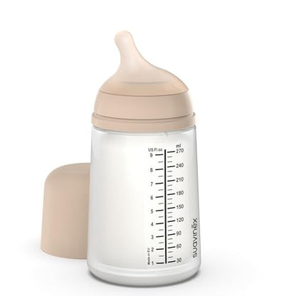 Suavinex Zero Zero anti-colic bottle 270 ml 3m+ medium flow (M)