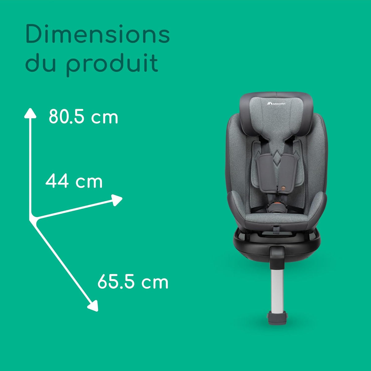 BEBECONFORT EVOLVEFIX PLUS I-SIZE autostoeltje 0-36m 360° met ISOFIX basis