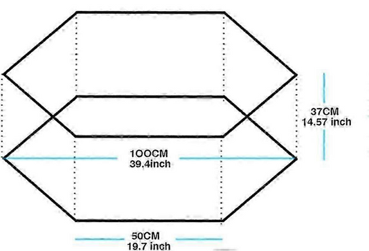 LALAWOW piscina seca compacta 100cm sin pelotas