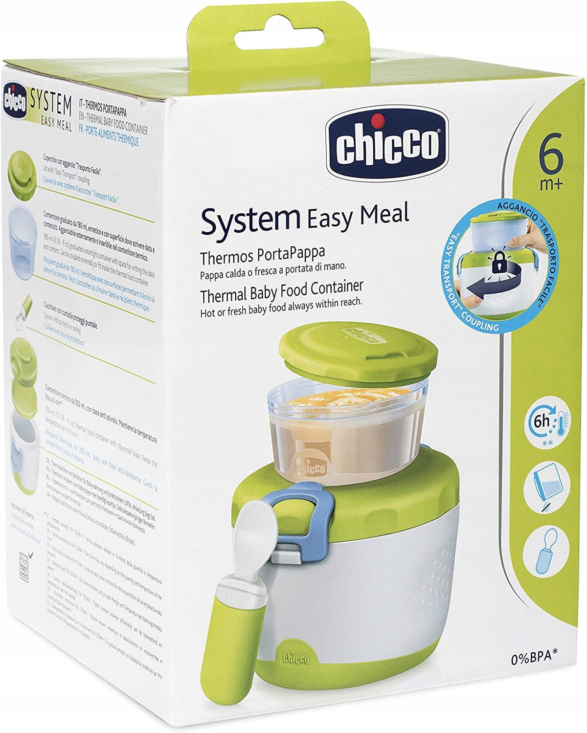 CHICCO szigetelt ebédtartály + kanál