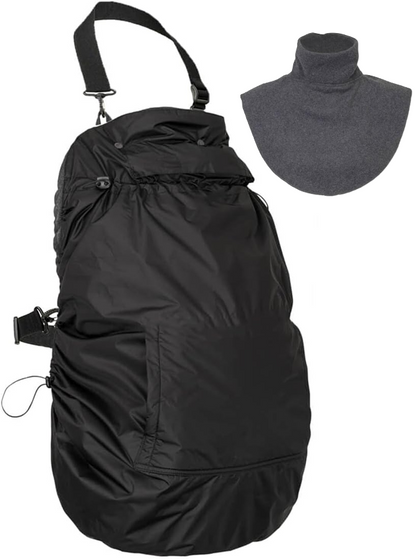 HOPPEDIZ housse pour porte-bébé + tour de cou