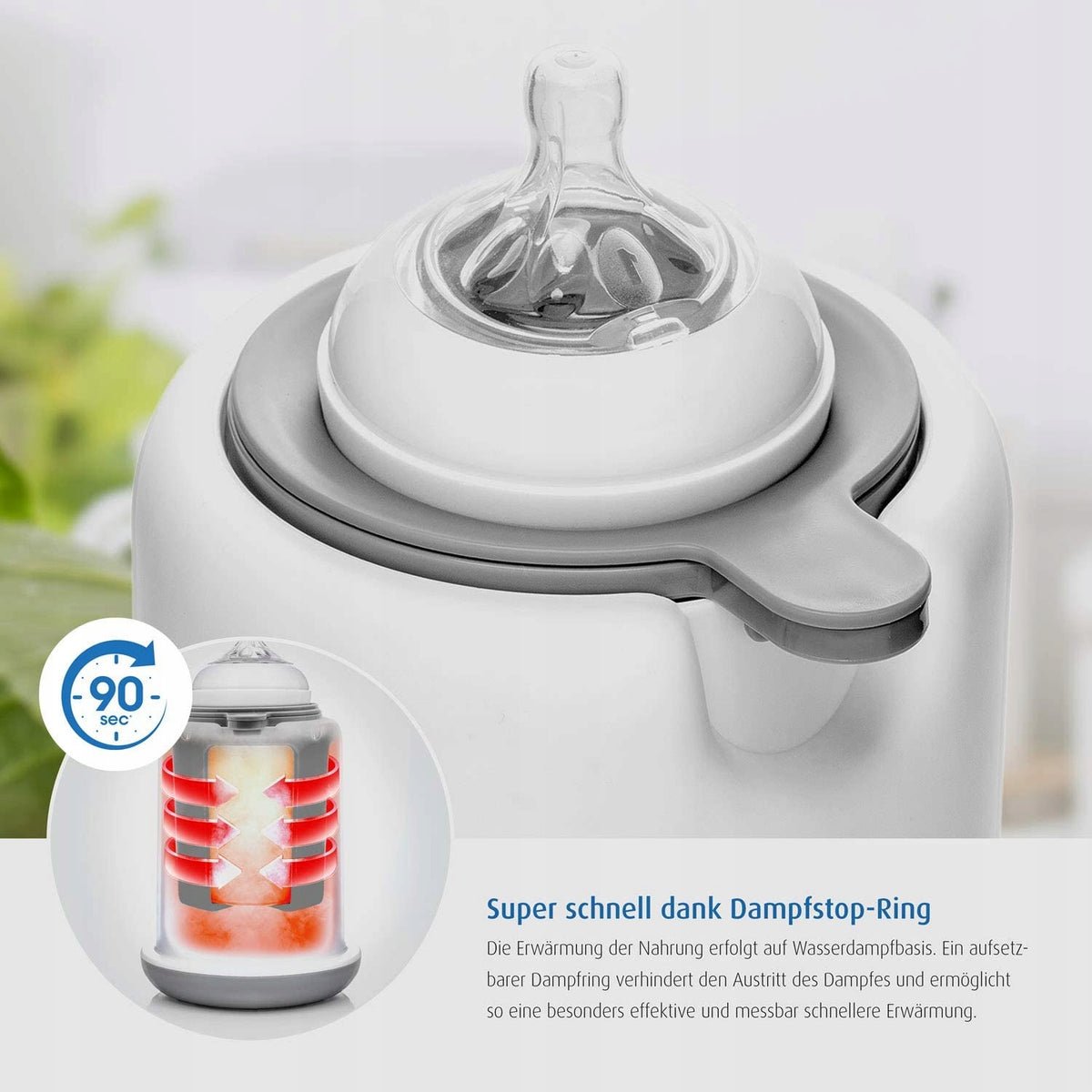 REER TURBOFOOD flessenwarmer 90sek