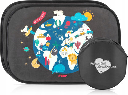 REER TravelKid zonnescherm voor autoruit UV 50+ 2 stuks
