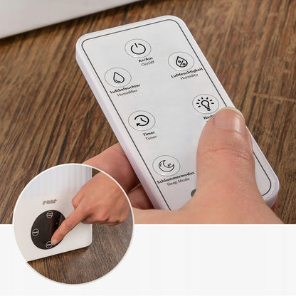 REER umidificatore ad ultrasuoni con luce notturna + telecomando