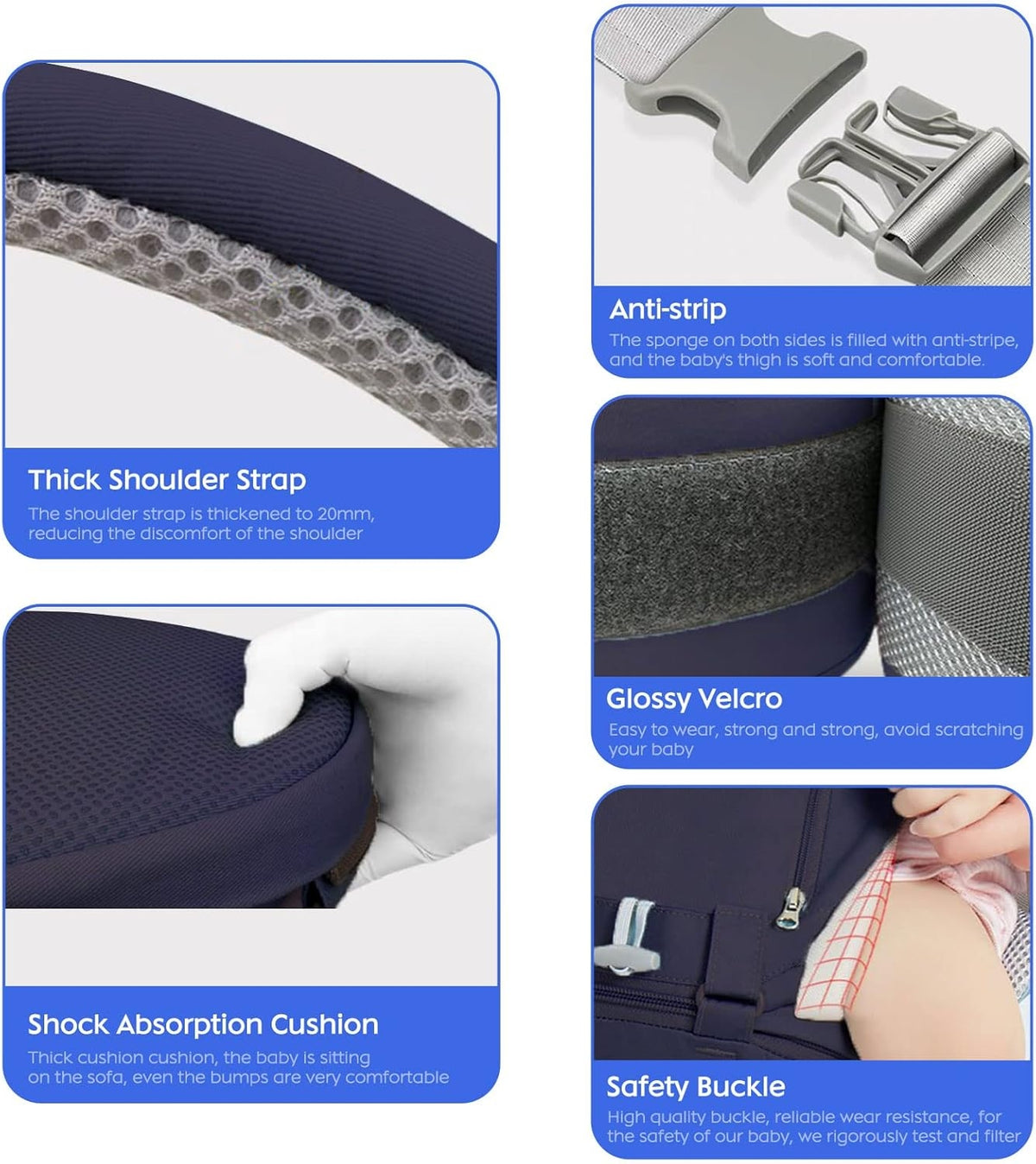 NOSIDEŁKO ergonomiczne z pasem biodrowym 6w1