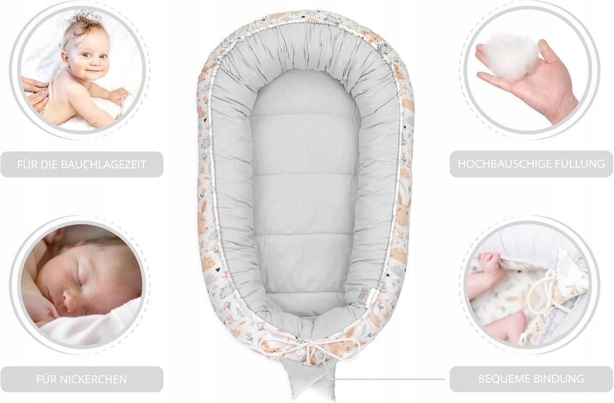 TOTSY BABY kojenecké hnízdo kokon 90 x 50