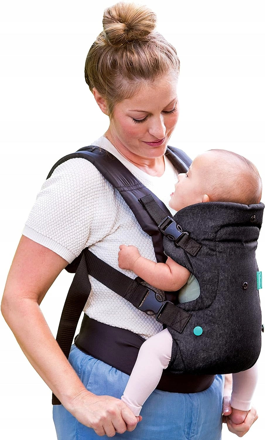 INFANTINO FLIP 4w1 nosidełko ergonomiczne 3,5 - 14,5 kg, mama nosi dziecko blisko ciała