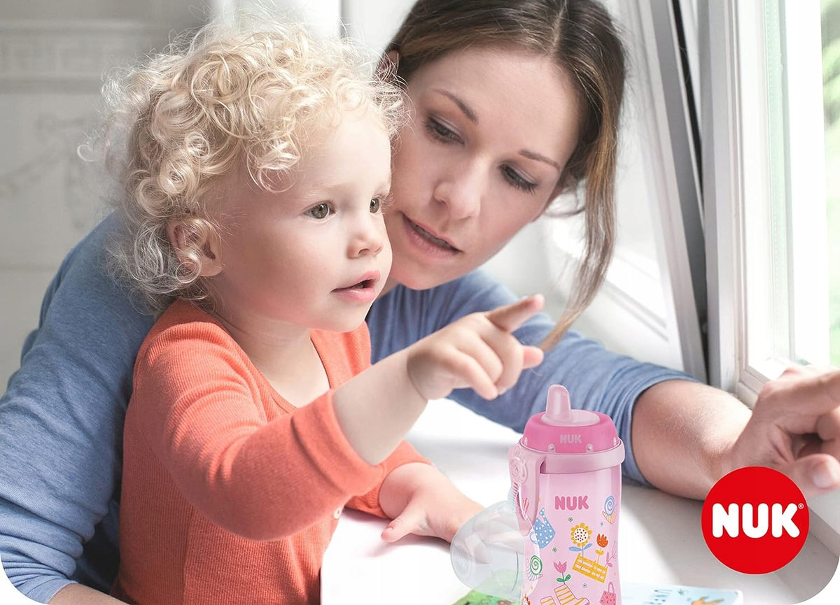 NUK Kiddy Cup FLES met clip 300 ml