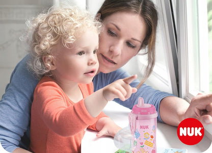 NUK Kiddy Cup FLES met clip 300 ml