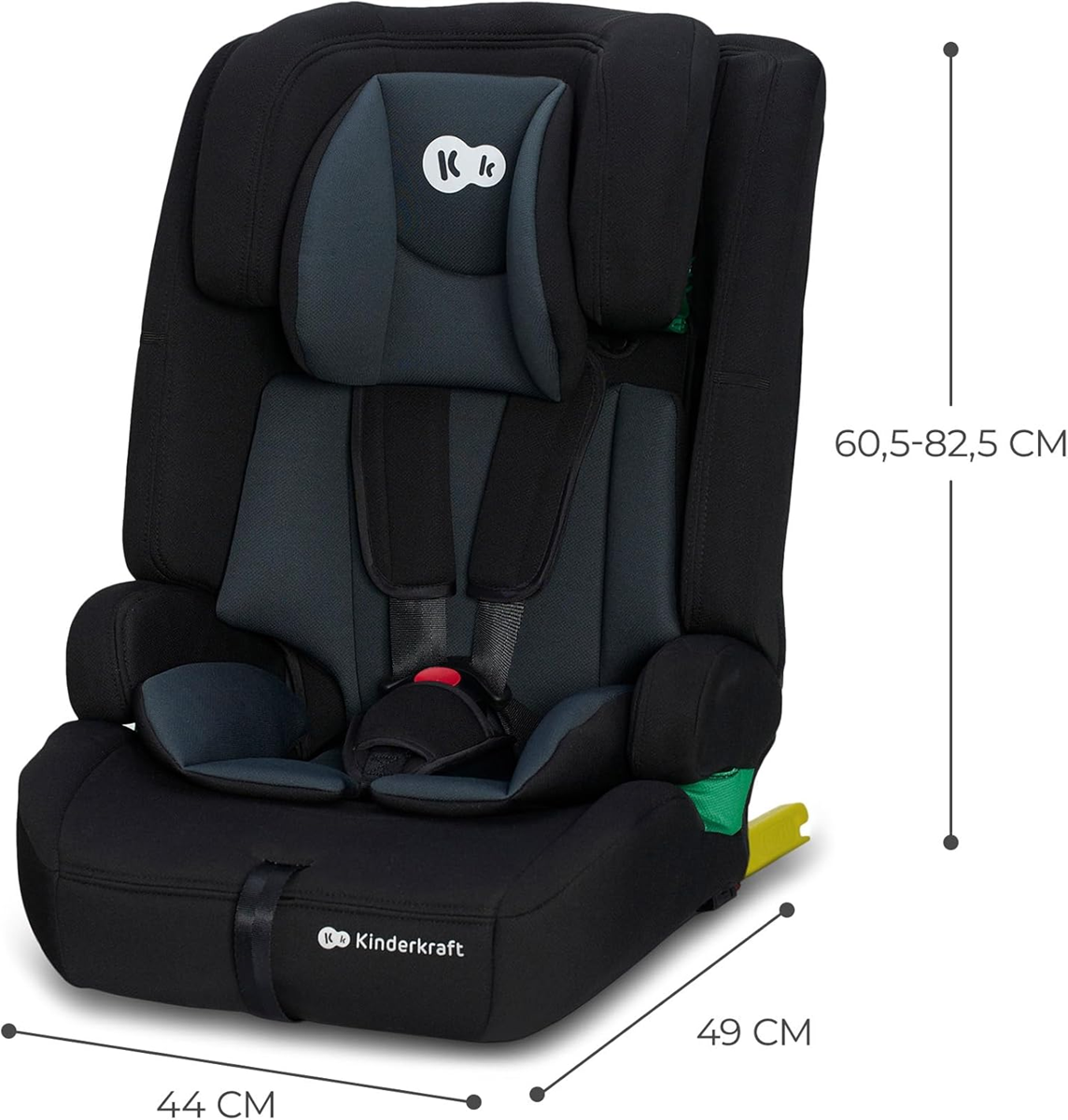 KINDERKRAFT SAFETY FIX 2 i-Size autostoeltje 9-36kg gr 1/2/3 ISOFIX