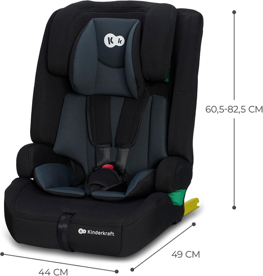 KINDERKRAFT SAFETY FIX 2 i-Size autostoeltje 9-36kg gr 1/2/3 ISOFIX