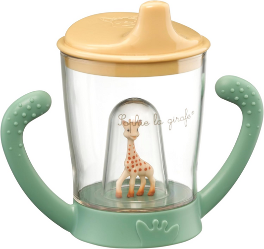 VULLI Sophie de Giraf anti-lek beker met tuit 180 ml 6 m+