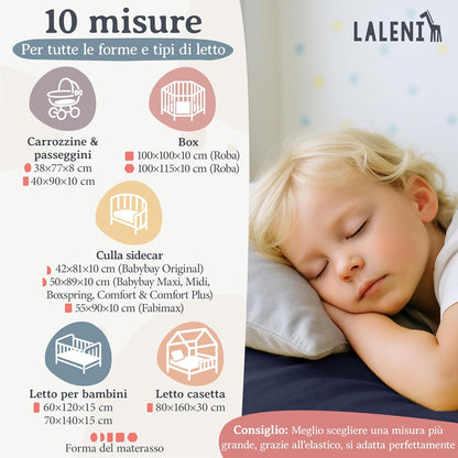LALENI fitted sheet for playpens