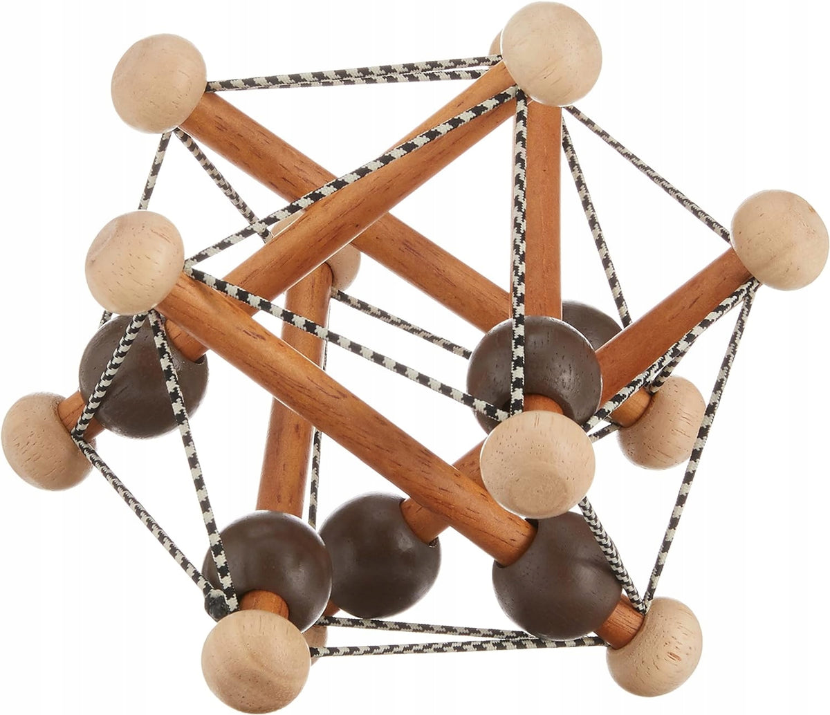 MANHATTAN TOY jouet éducatif en bois avec hochet, jouet de préhension, anneau de dentition
