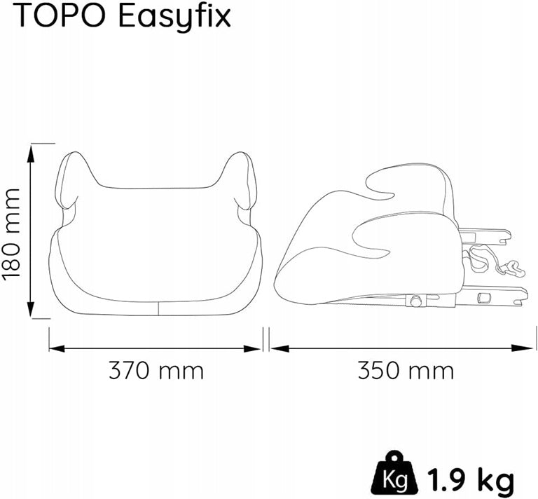 NANIA eASYFIX înălțător auto grupa III / 22-36kg