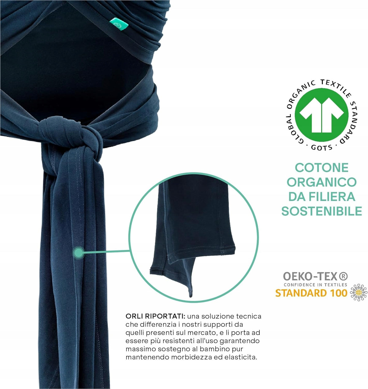 KOALA BABYCARE elastische draagdoek tot 15kg