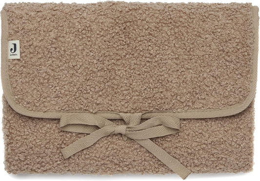 Jollein Boucle mata do przewijania 71x50 cm beżowa, tekstylna mata do codziennej pielęgnacji maluszka