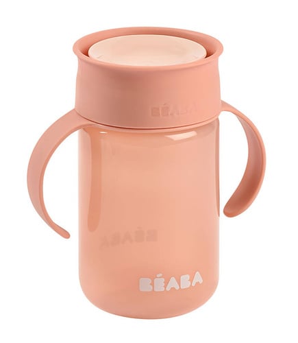 Béaba 360°-trainingsbeker pink 340 ml 12m+
