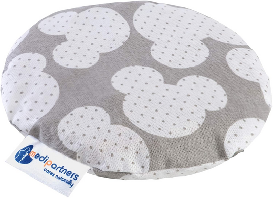 MEDI PARTNERS katoenen warmtekussen met kersenpitten MICKEY MOUSE 15 cm 180 g