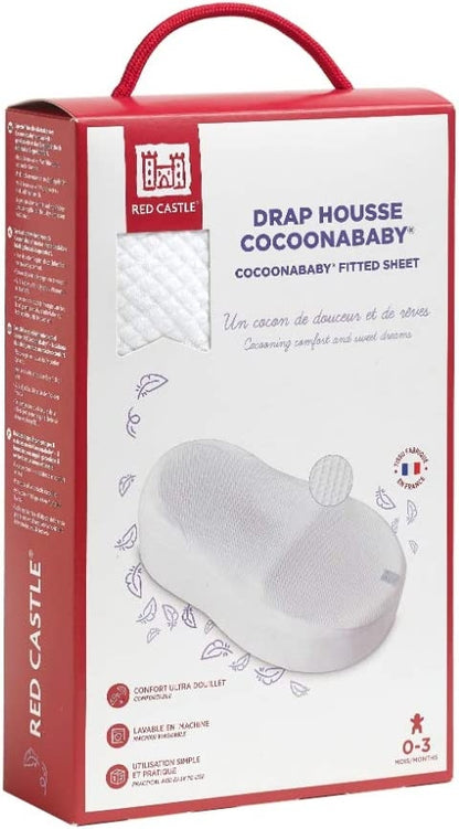 RED CASTLE cearșaf alb pentru Cocoonababy