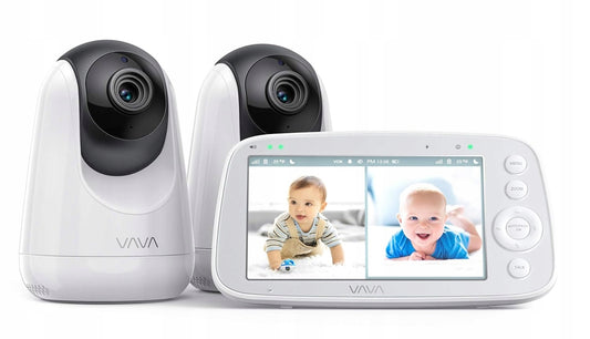 VAVA VA-IH009 elektronische nanny 5" + 2 camera's met afstandsbediening