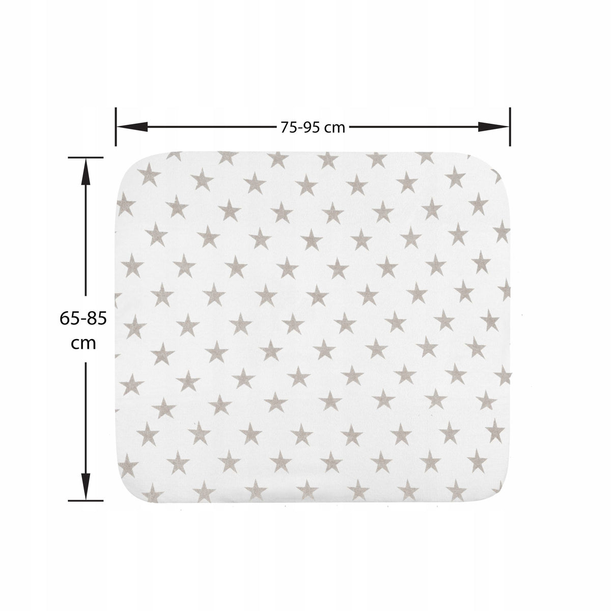 LILLY&BEN badstof hoes voor aankleedkussen 50x70 x2