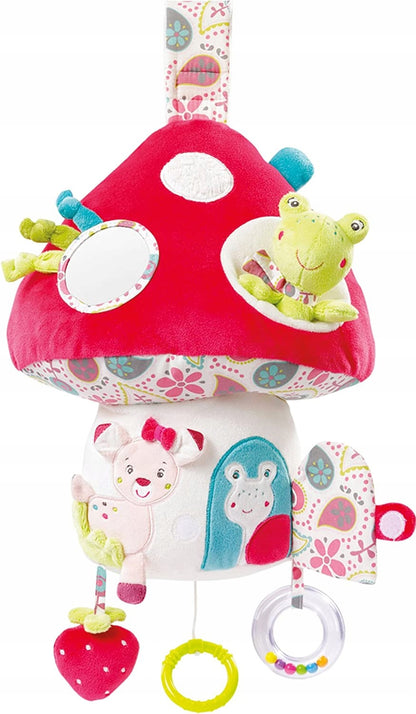 BabySun jucărie muzicală de agățat, ciupercă plușată, 40 cm