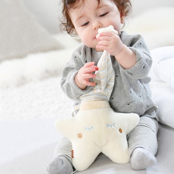 Fehn BabyLOVE muziekdoosje in de vorm van een ster 22 cm