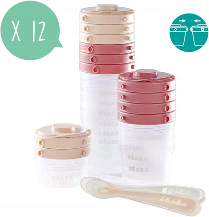 BEABA récipients CLIP pour aliments 2x60, 4x120, 6x200