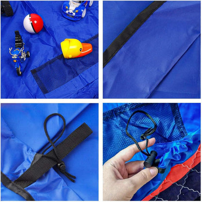 play mat with toy storage bag function dimensions 150 cm - diameter