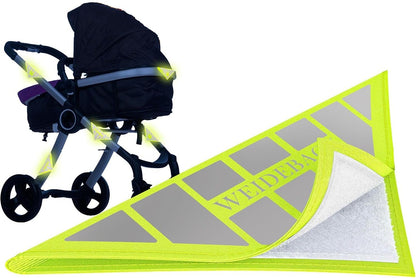 WEIDEBACH ανακλαστικό με βέλκρο για καρότσι 12 x 12 εκ. ΒΑΤΡΑΧΟΣ 1 τεμάχιο
