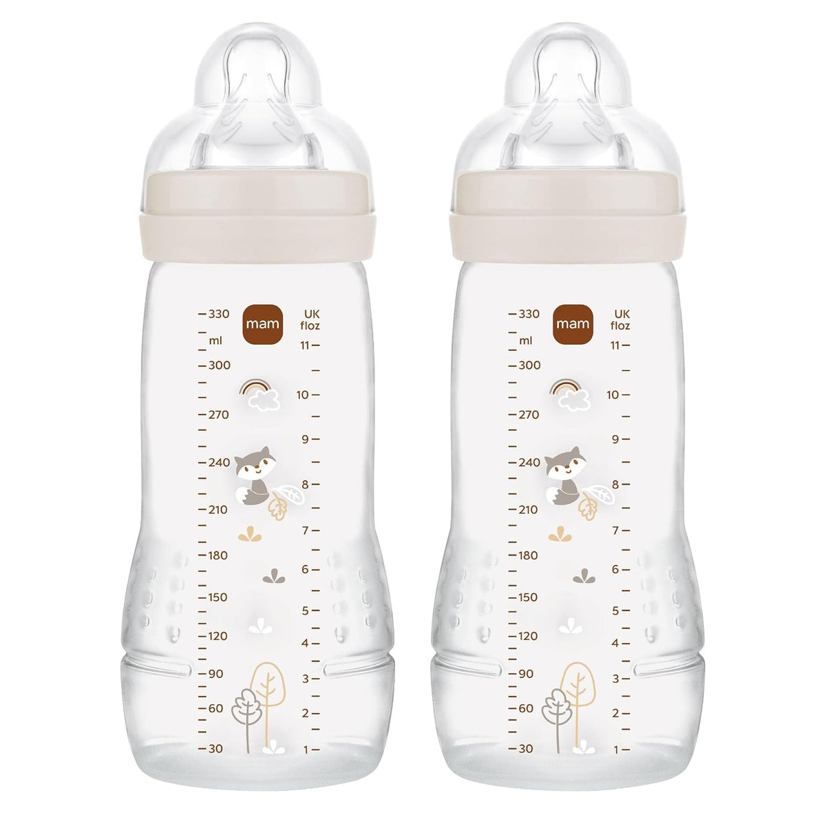 MAM Easy Active σετ μπιμπερό 2x 330 ml 4 m+ θηλή 2 LIS