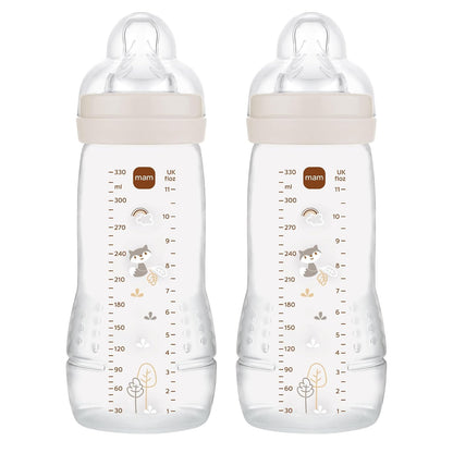 MAM Easy Active σετ μπιμπερό 2x 330 ml 4 m+ θηλή 2 LIS