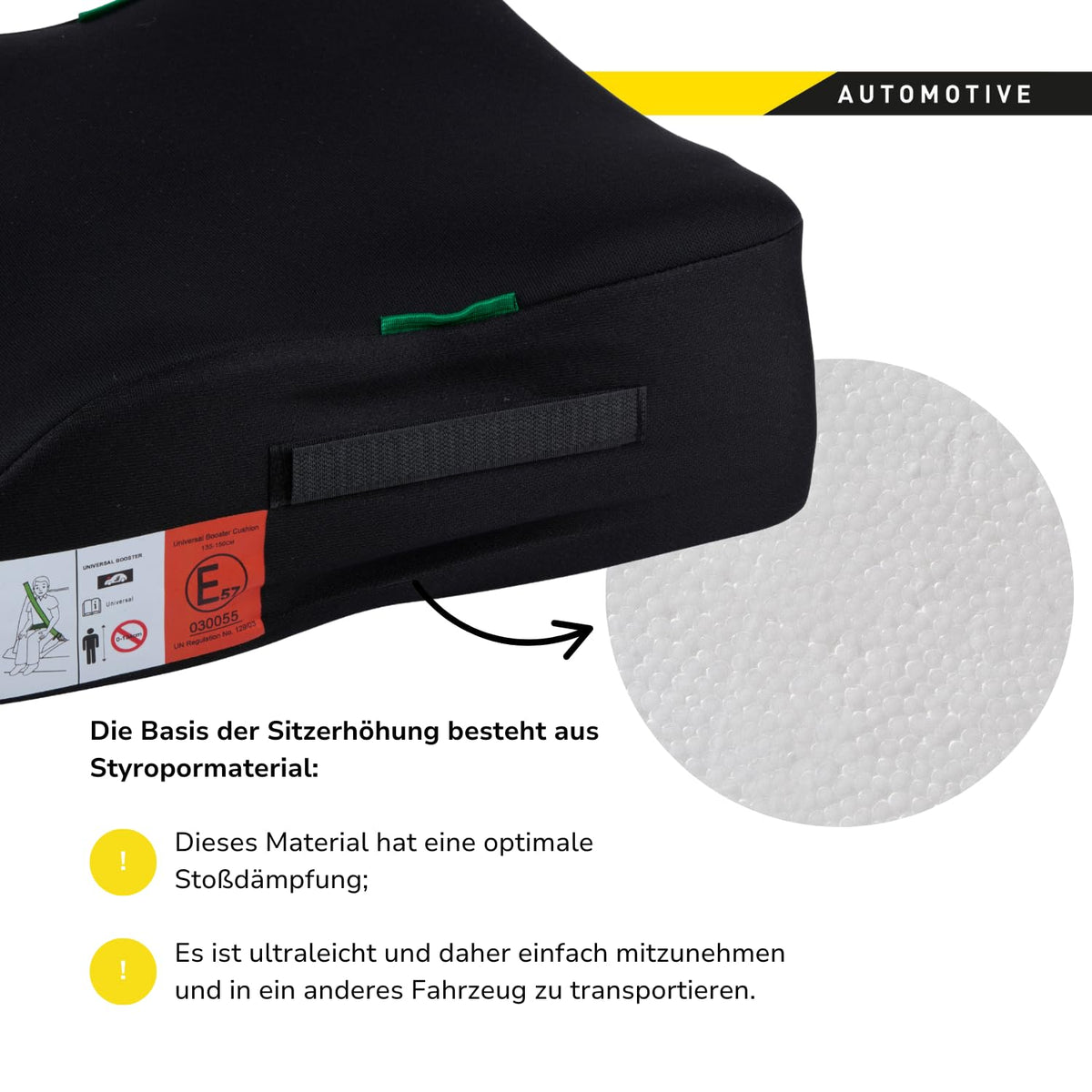 DUNLOP Car Booster Sitzerhöhung 135-150 cm
