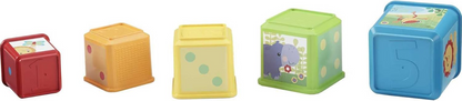 FISHER-PRICE Stapel & Ontdek Blokken blokken in verschillende maten 5 stuks