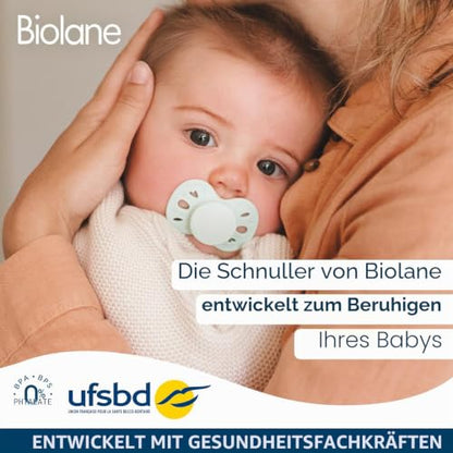 Biolane cotton pacifier clip holder