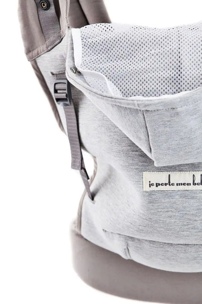 LOVE RADIUS nosidełko ergonomiczne z kapturem HOODIE CARRIER, szare nosidło dla dziecka