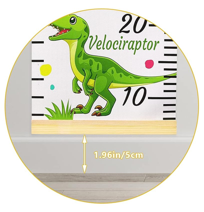BEINOU metro da parete 200 cm in tela e legno