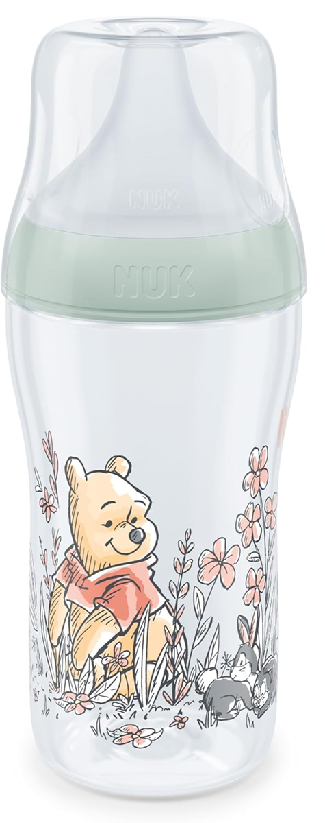 NUK Perfect Match fles 260 ml 3 m+ speen M gemiddelde stroom WINNIE DE POEH