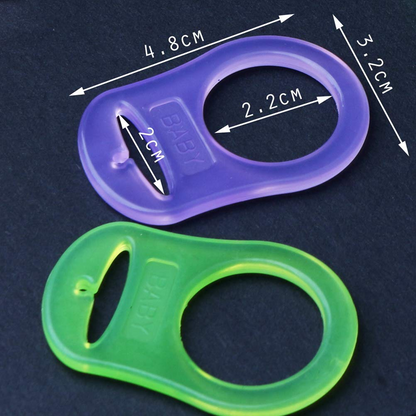BABY mânere din silicon pentru lanțuri de suzetă, 8 bucăți