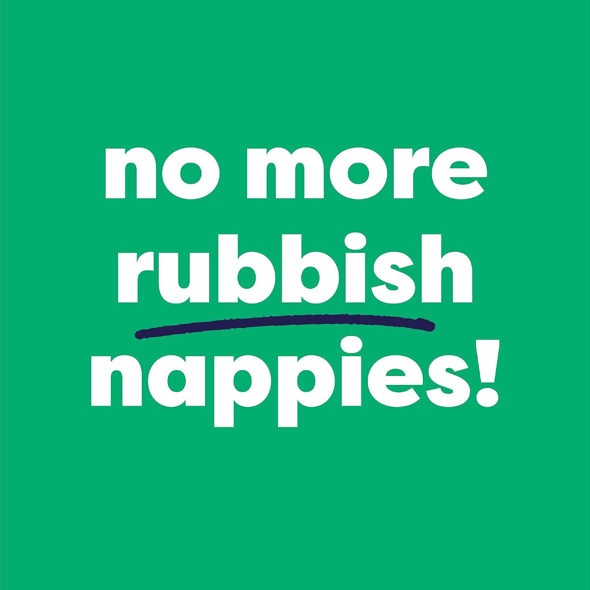 BAMBINO MIO duża torba na mokre pieluchy Wetbag z napisem no more rubbish!