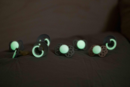 BIBS SUPREME GLOW fopspenen silicone 6msc+ SYMETRIC