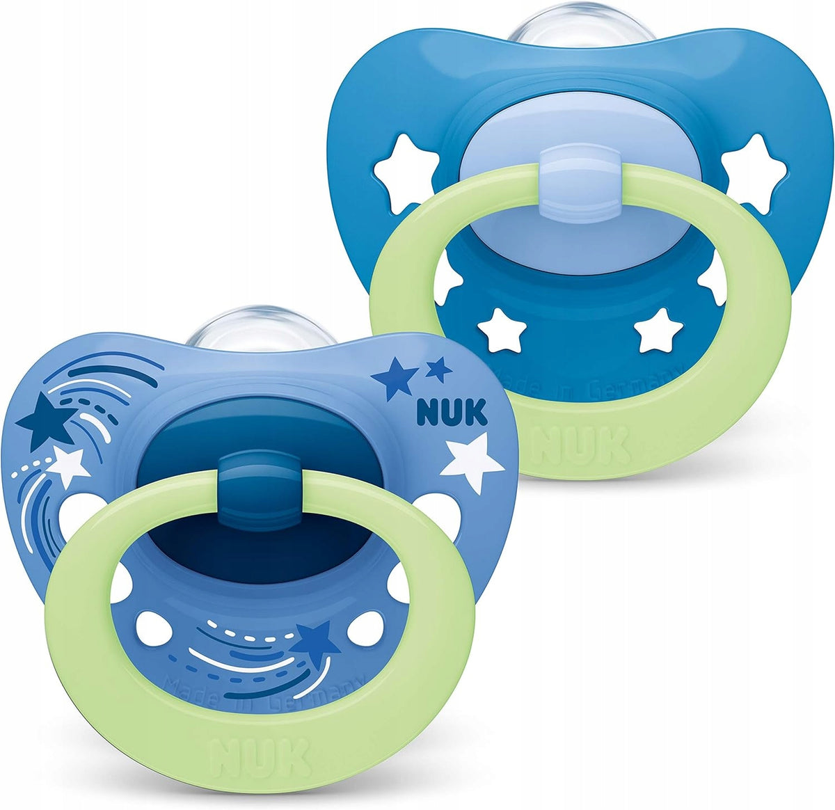 NUK SIGNATURE NIGHT πιπίλα x2 0-6 μηνών