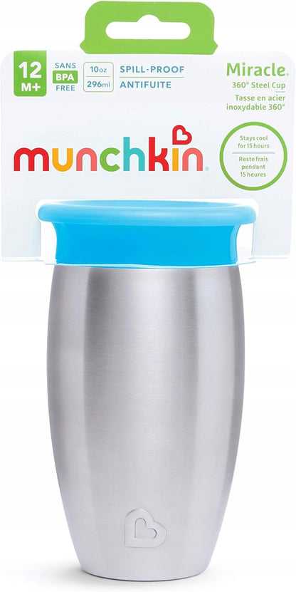 MUNCHKIN Miracle Tasse 360 6m+ 296ml Edelstahl