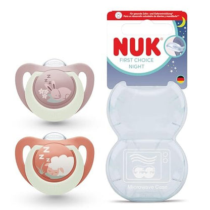 NUK First Choice Night sucettes 18-36 mois